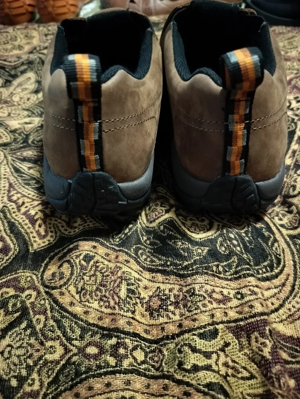 Merrell Men's 12W Brown Nubuck Slip-On Loafers